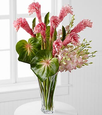 Alluring Luxury Orchid &amp; Ginger Bouquet - 26 Stems