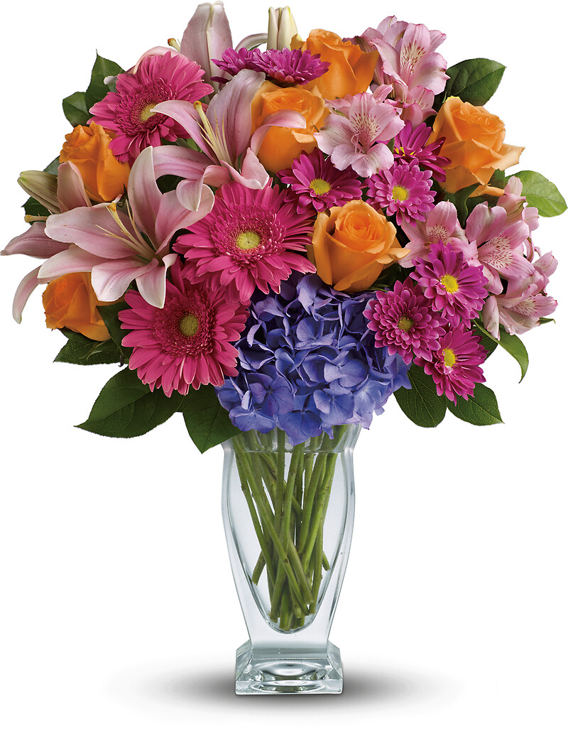 FREE DELIVERY Wondrous Wishes with Orange Roses arranged by a florist